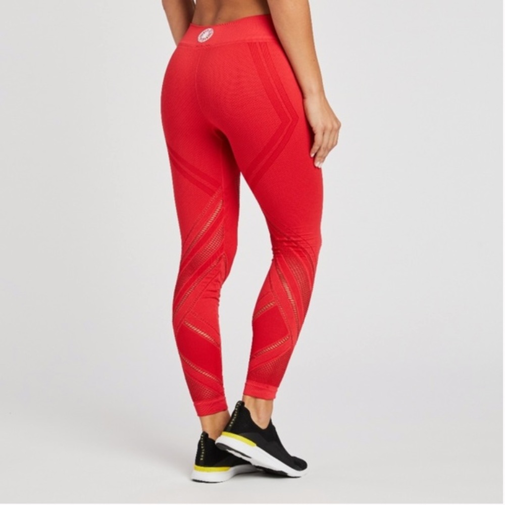 NWT! NUX x SOULCYCLE Quintessential Legging Red